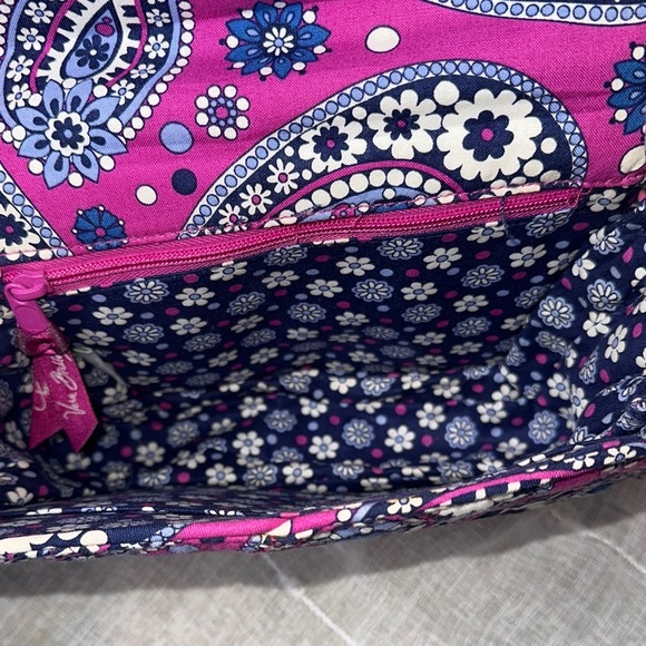 Vera Bradley Boysenberry Paisley the Rachel Crossbody Bag Designer Retired NWOT - Picture 13 of 14